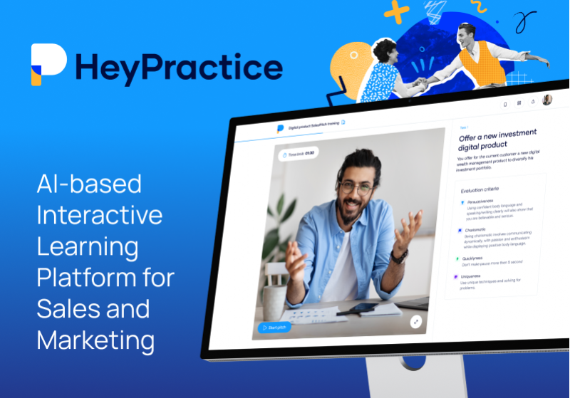 Developing HeyPractice solution AI-based interactive learning platform