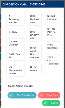 Browser-Based Mobile Dialer