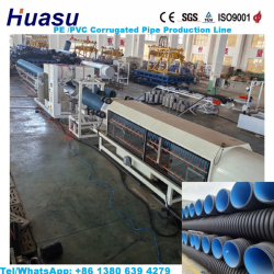 High-Speed PVC/PE/HDPE/ MPP Extrusion Line for Double Wall Corrugated 